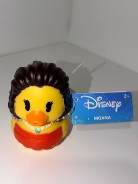 Disney Moana Duck Toy in Yellow, Brown, Red